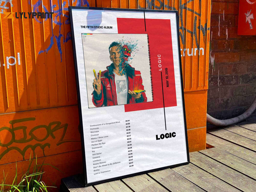 Logic “Confessions Of A Dangerous Mind” Album Cover Poster Logic “Confessions Of A Dangerous Mind” Album Cover Poster