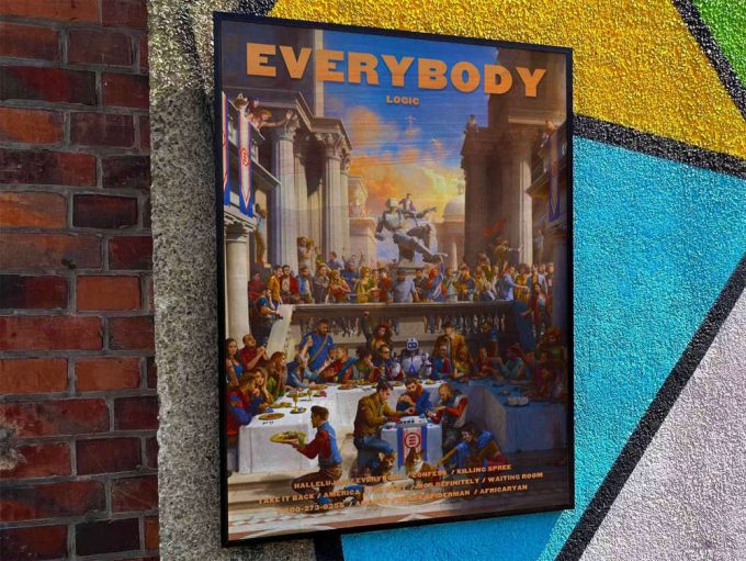 Logic “Everybody” Album Cover Poster