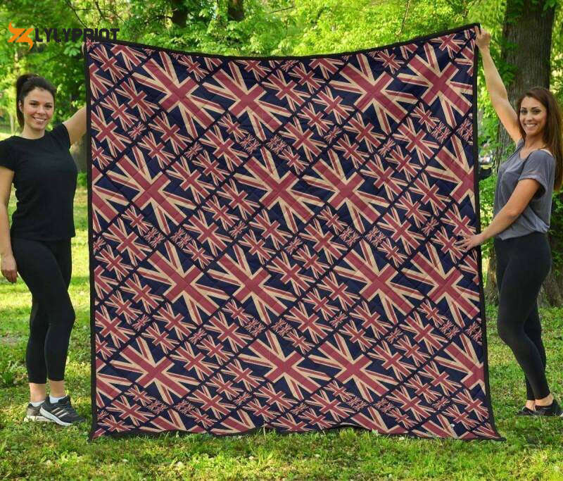 London British Flag 3D Customized Quilt London British Flag 3D Customized Quilt
