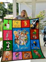 Looney Tunes Quilt Blanket For Fans Home Decor Gift