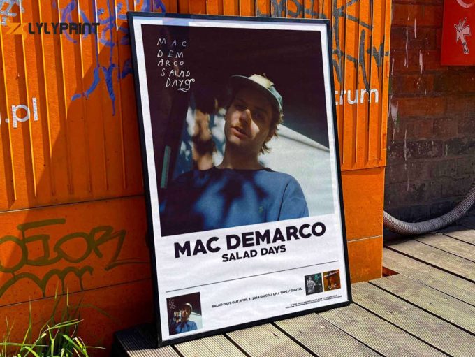 Mac DeMarco “Salad Days” Album Cover Poster #fac