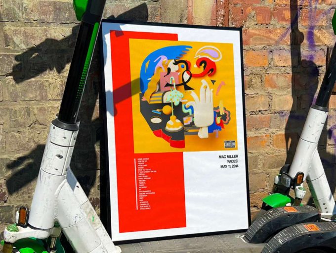 Mac Miller”s “Faces” Album Cover Poster