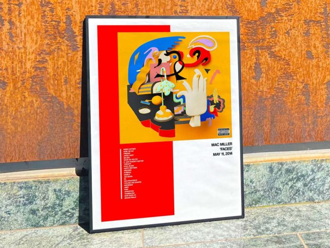 Mac Miller”s “Faces” Album Cover Poster