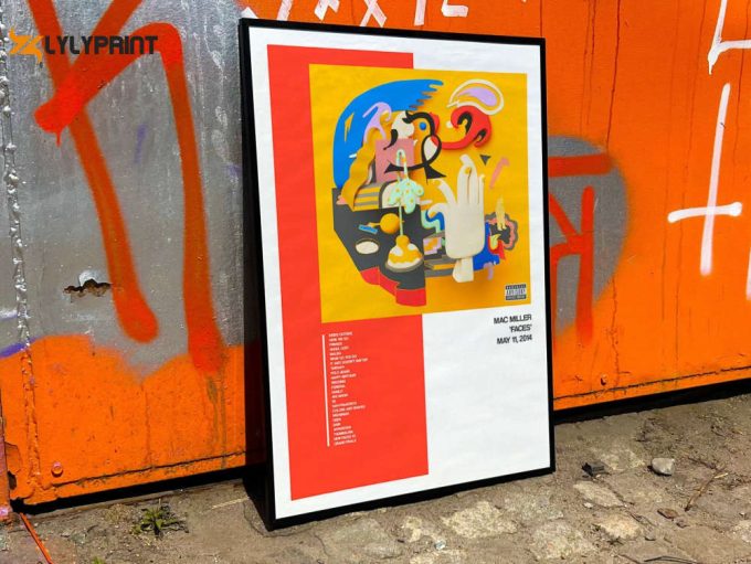 Mac Miller”s “Faces” Album Cover Poster