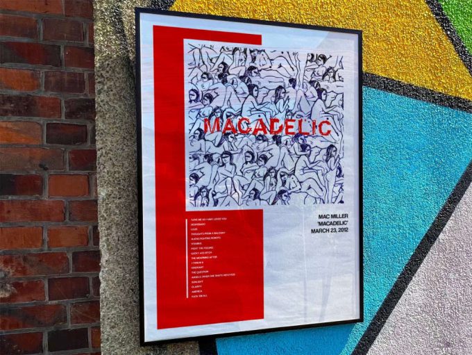 Mac Miller”s “Macadelic” Album Cover Poster