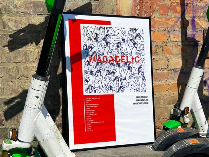 Mac Miller”s “Macadelic” Album Cover Poster