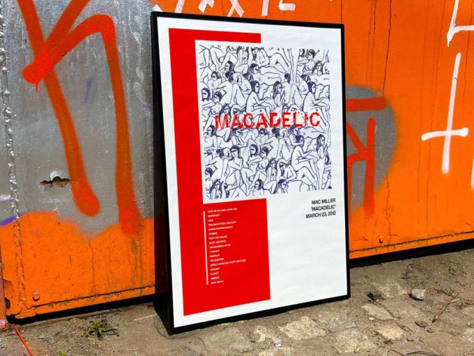 Mac Miller”s “Macadelic” Album Cover Poster