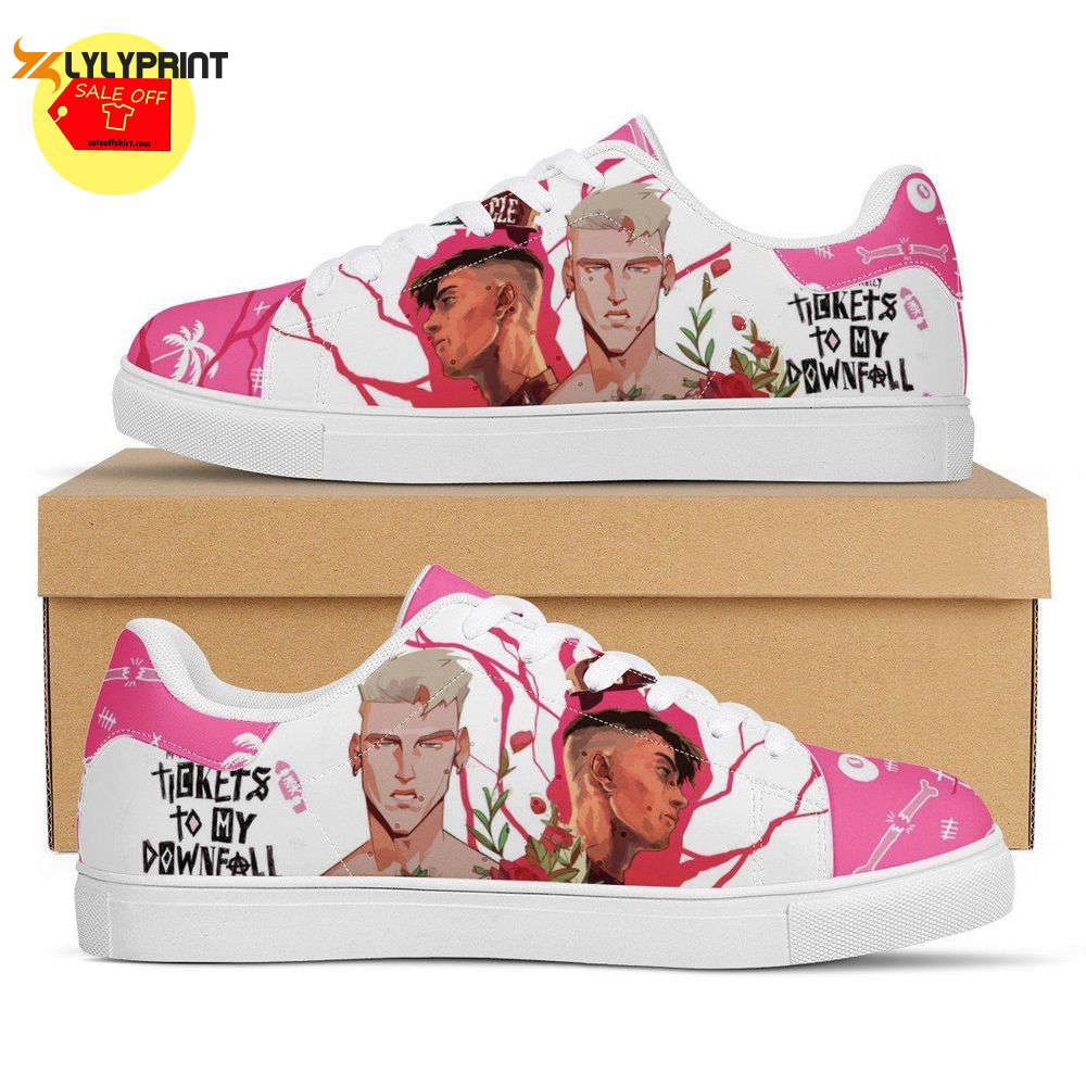 Machine Gun Kelly Skate Shoes For Men Women Fans Gift Machine Gun Kelly Skate Shoes For Men Women Fans Gift