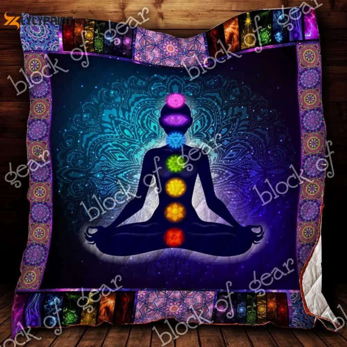 Mandala Chakras Tapestry 3D Customized Quilt