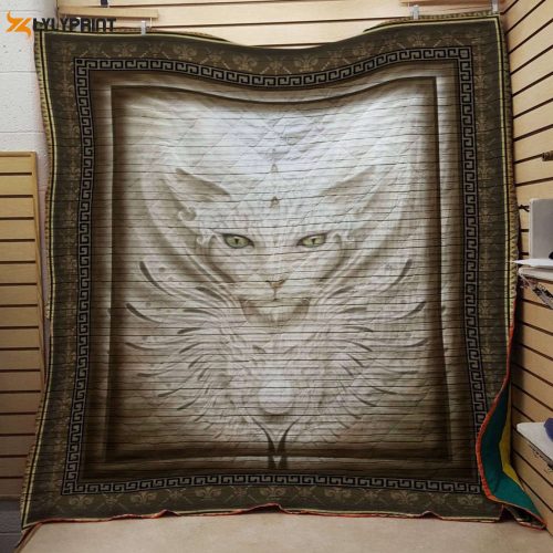 Manx Cat 3D Customized Quilt Blanket