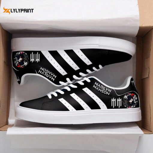Marilyn Manson 2 Skate Shoes For Men Women Fans Gift Marilyn Manson 2 Skate Shoes For Men Women Fans Gift