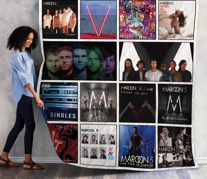 Maroon 5 Quilt Blanket For Fans Home Decor Gift