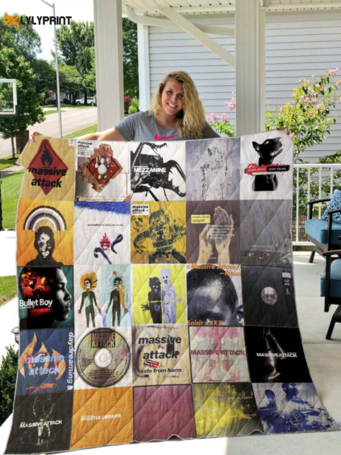 Massive Attack 3D Customized Quilt Blanket