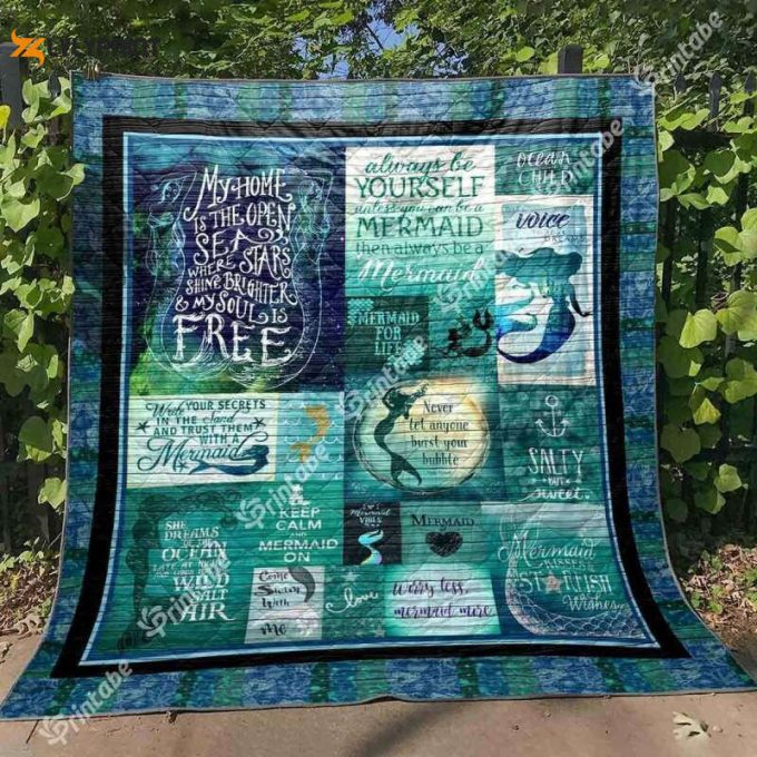 Mermaid 3D Customized Quilt