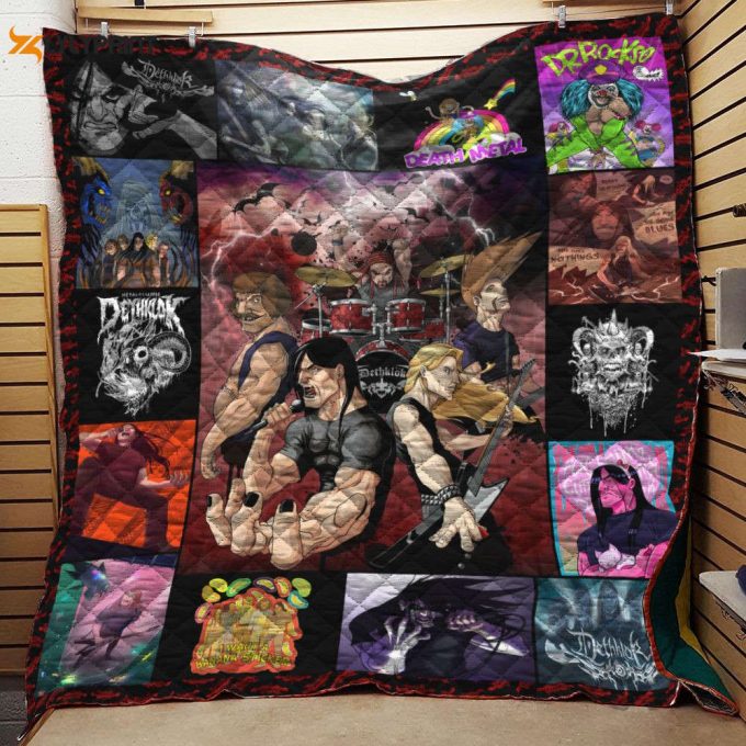 Metalocalypse Collage 3D Customized Quilt