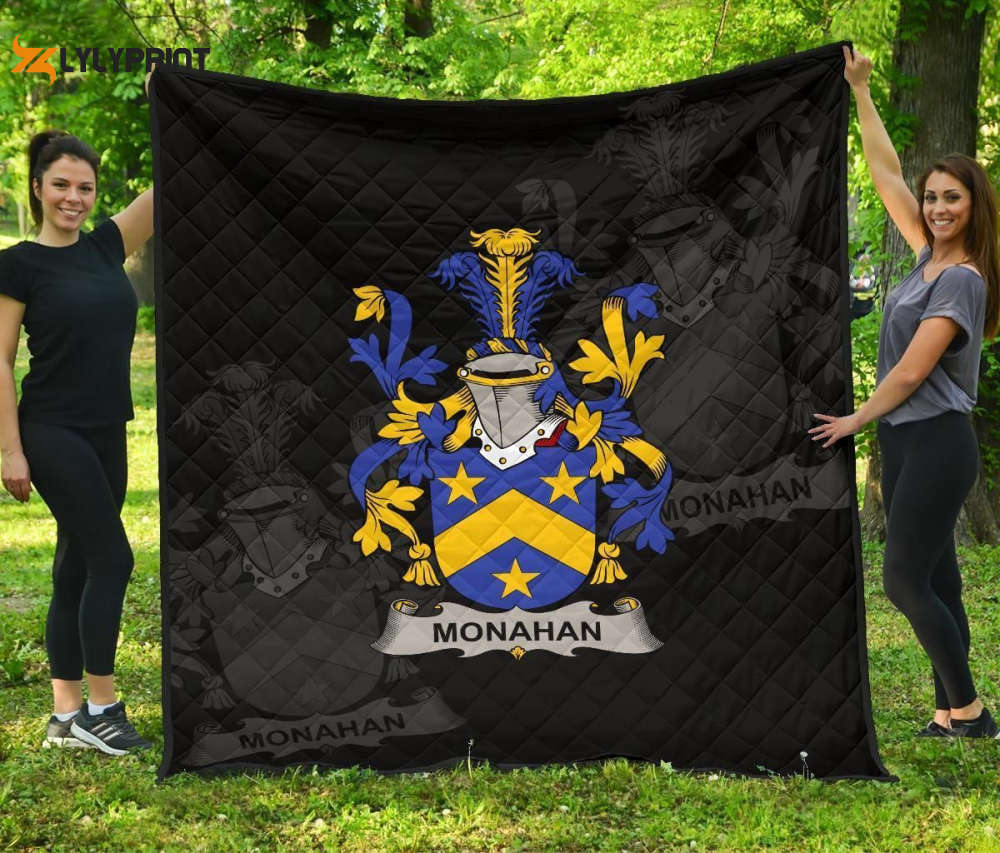 Monahan Or O’Monaghan Ireland Irish Family Crest 3D Customized Quilt Monahan Or O’Monaghan Ireland Irish Family Crest 3D Customized Quilt