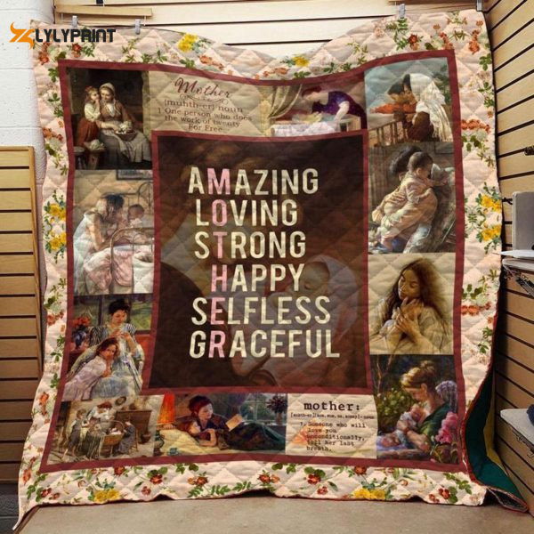 Mother 3D Customized Quilt Blanket For Fans Home Decor Gift Mother 3D Customized Quilt Blanket For Fans Home Decor Gift