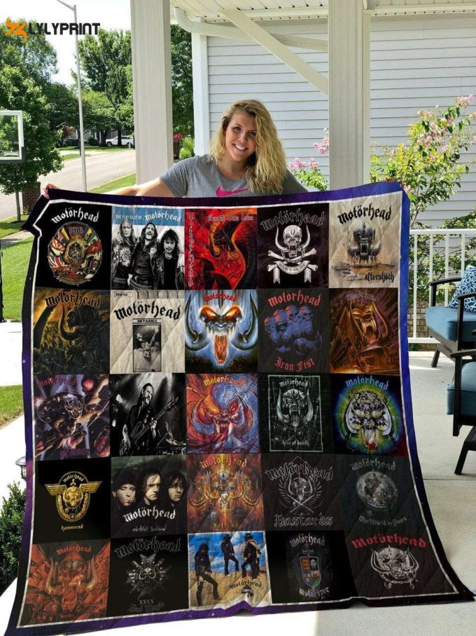 Motorhead Quilt Blanket For Fans Home Decor Gift