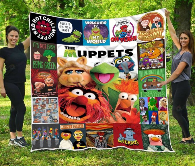 Muppet Quilt Blanket For Fans Home Decor Gift