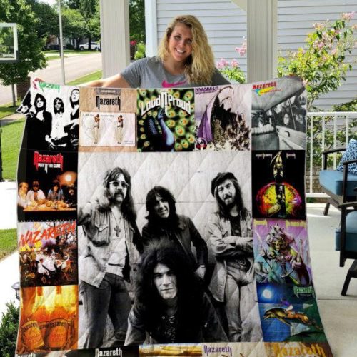 Nazareth Style Two 3D Customized Quilt Blanket Gift For Home Decor