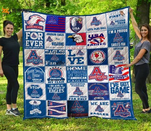 Ncaa American Eagles 3D Customized Personalized 3D Customized Quilt Blanket For Fans Home Decor Gift