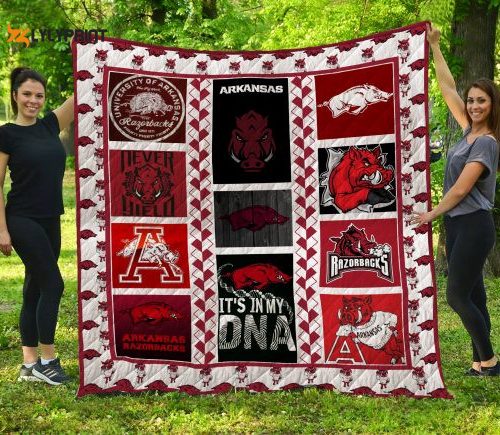 Ncaa Arkansas Razorbacks 3D Customized Personalized 3D Customized Quilt Blanket