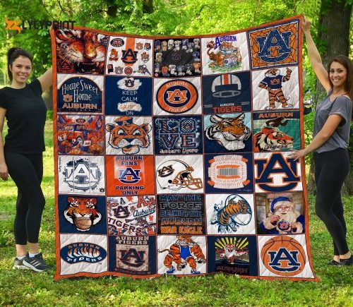 Ncaa Auburn Tigers 3D Customized Personalized 3D Customized Quilt Blanket For Fans Home Decor Gift