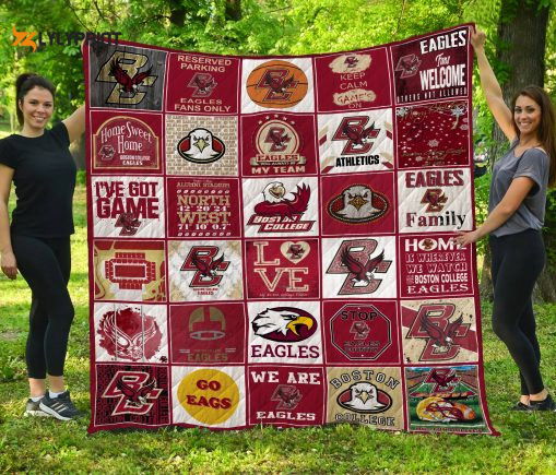 Ncaa Boston College Eagles 3D Customized Personalized 3D Customized Quilt Blanket For Fans Home Decor Gift Ncaa Boston College Eagles 3D Customized Personalized 3D Customized Quilt Blanket For Fans Home Decor Gift
