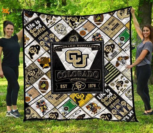 Ncaa Colorado Buffaloes 3D Customized Personalized 3D Customized Quilt Blanket For Fans Home Decor Gift