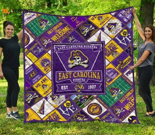 Ncaa East Carolina Pirates 3D Customized Personalized 3D Customized Quilt Blanket For Fans Home Decor Gift
