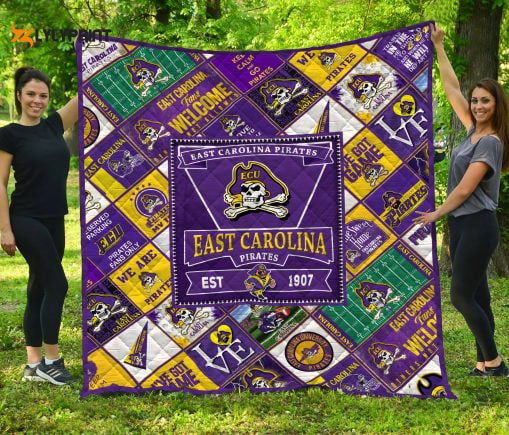 Ncaa East Carolina Pirates 3D Customized Personalized 3D Customized Quilt Blanket For Fans Home Decor Gift Ncaa East Carolina Pirates 3D Customized Personalized 3D Customized Quilt Blanket For Fans Home Decor Gift
