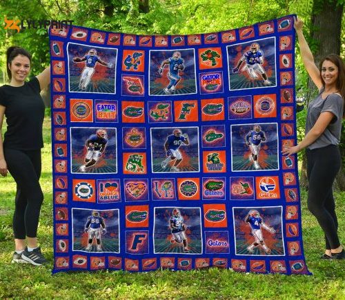 Ncaa Florida Gators 3D Customized Personalized 3D Customized Quilt Blanket