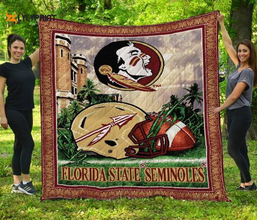 Ncaa Florida State Seminoles 3D Customized Personalized 3D Customized Quilt Blanket For Fans Home Decor Gift Ncaa Florida State Seminoles 3D Customized Personalized 3D Customized Quilt Blanket For Fans Home Decor Gift
