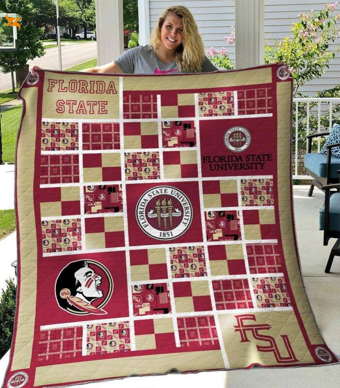 Ncaa Florida State Seminoles 3D Customized Personalized 3D Customized Quilt Blanket Ncaa Florida State Seminoles 3D Customized Personalized 3D Customized Quilt Blanket