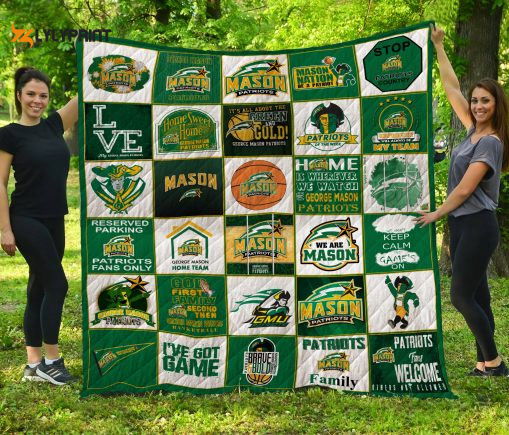 Ncaa George Mason Patriots 3D Customized Personalized 3D Customized Quilt Blanket For Fans Home Decor Gift Ncaa George Mason Patriots 3D Customized Personalized 3D Customized Quilt Blanket For Fans Home Decor Gift