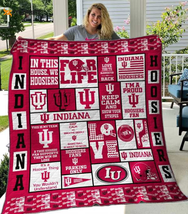 Ncaa Indiana Hoosiers 3D Customized Personalized 3D Customized Quilt Blanket For Fans Home Decor Gift Ncaa Indiana Hoosiers 3D Customized Personalized 3D Customized Quilt Blanket For Fans Home Decor Gift