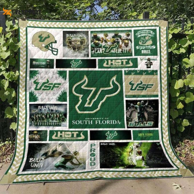 Ncaa South Florida Bulls 3D Customized Personalized 3D Customized Quilt Blanket For Fans Home Decor Gift