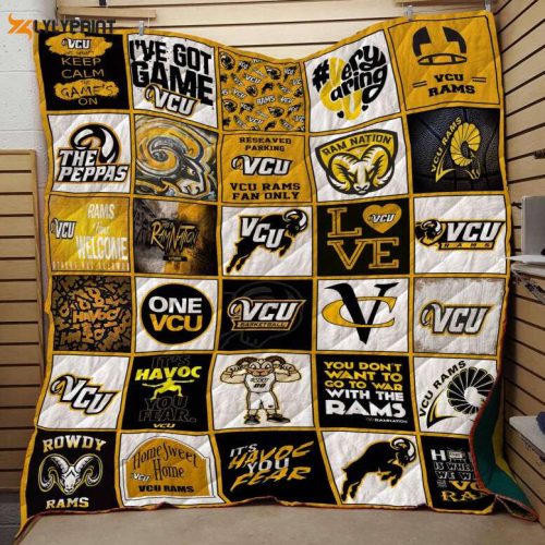 Ncaa Vcu Rams 3D Customized Personalized 3D Customized Quilt Blanket For Fans Home Decor Gift
