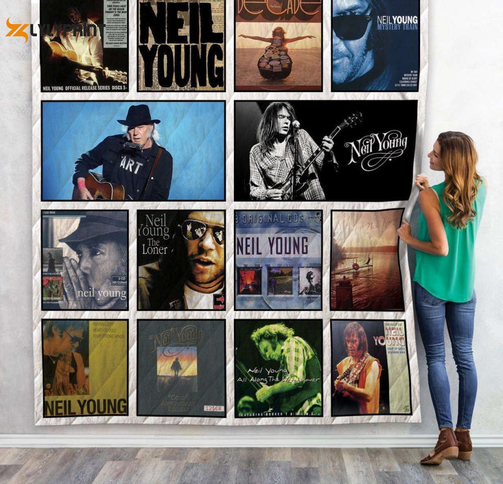 Neil Young Compilations Albums 3D Customized Quilt Blanket For Fans Home Decor Gift Neil Young Compilations Albums 3D Customized Quilt Blanket For Fans Home Decor Gift