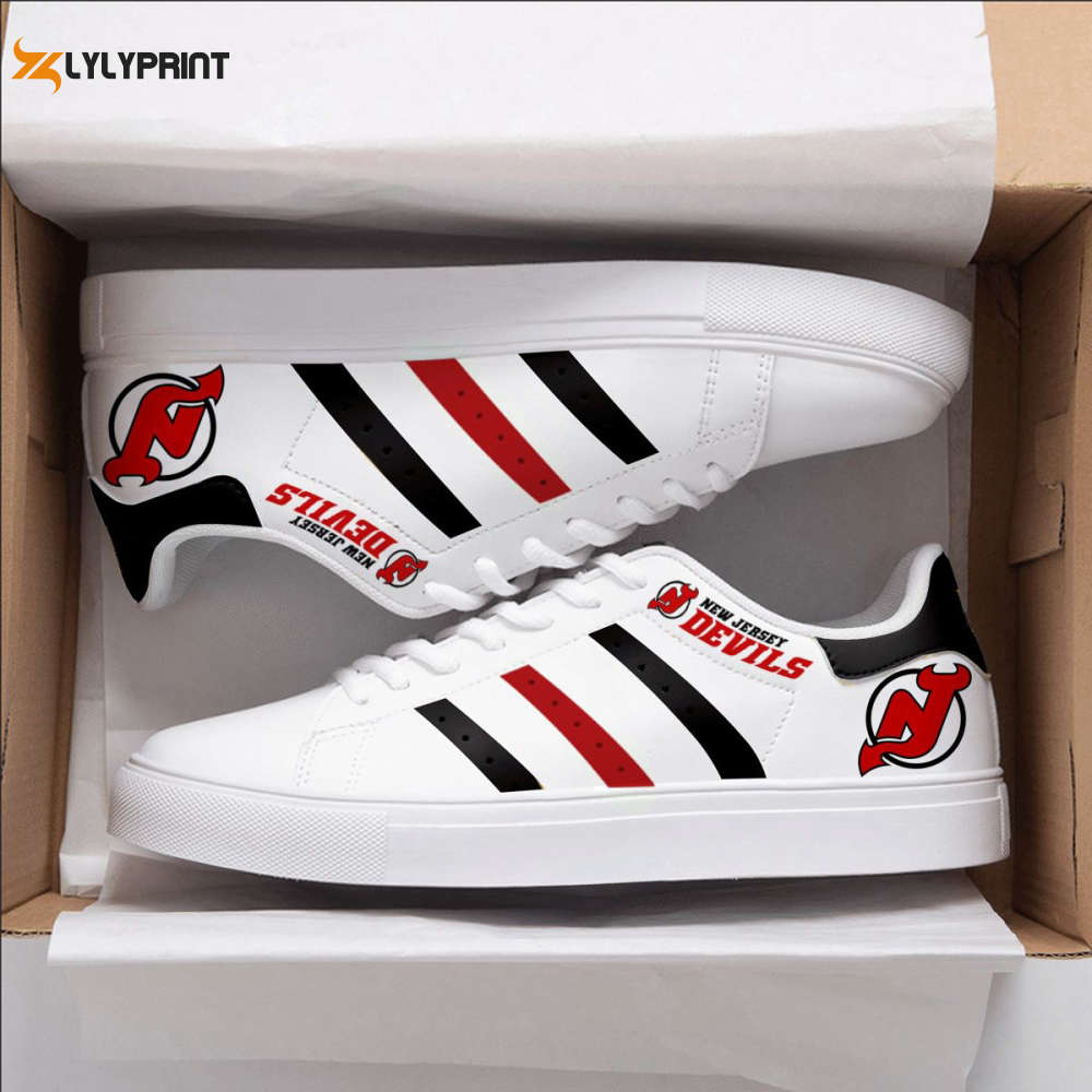 New Jersey Devils Skate Shoes For Men Women Fans Gift New Jersey Devils Skate Shoes For Men Women Fans Gift