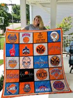 New York Knicks 2 Quilt Blanket For Fans Home Decor Gift