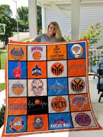 New York Knicks 2 Quilt Blanket For Fans Home Decor Gift