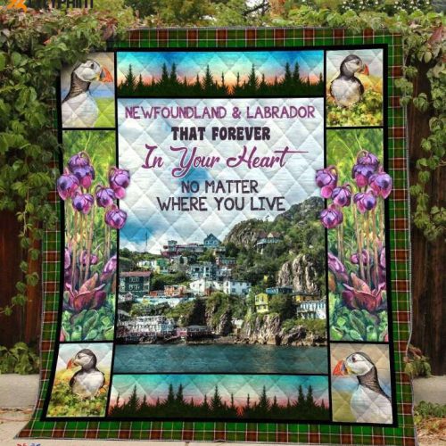 Newfoundland And Labrador 3D Customized Quilt