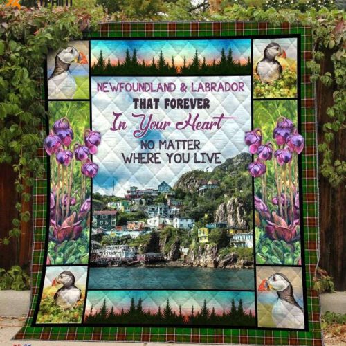 Newfoundland And Labrador 3D Customized Quilt