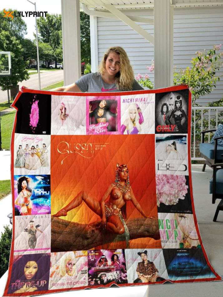 Nicki Minaj Quilt Blanket For Fans Home Decor Gift Nicki Minaj Quilt Blanket For Fans Home Decor Gift
