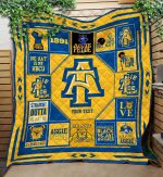 North Carolina A&T Aggies Quilt Blanket For Fans Home Decor Gift