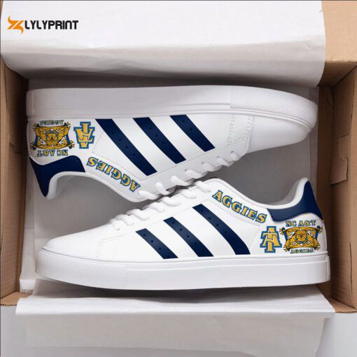 North Carolina A&T Aggies Skate Shoes For Men Women Fans Gift North Carolina A&T Aggies Skate Shoes For Men Women Fans Gift