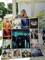 Oasis Band Quilt Blanket For Fans Home Decor Gift