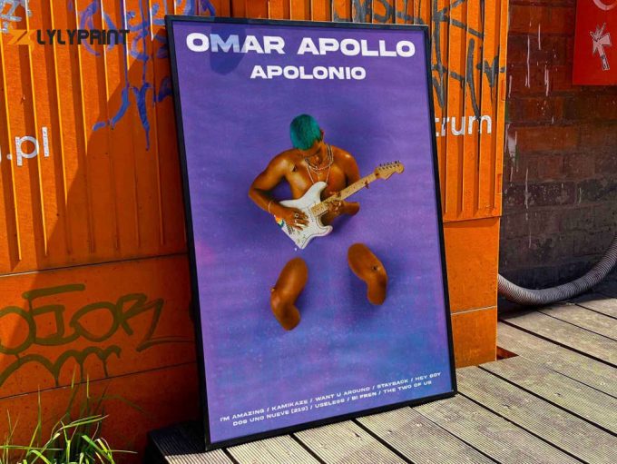 Omar Apollo “Apolonio” Album Cover Poster #fac
