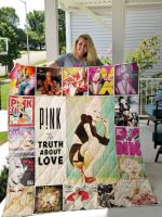 P!nk Quilt Blanket For Fans Home Decor Gift